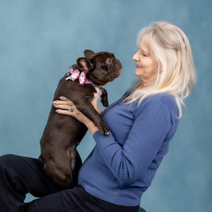 Betty Cragin with Little Kimber Cocoa