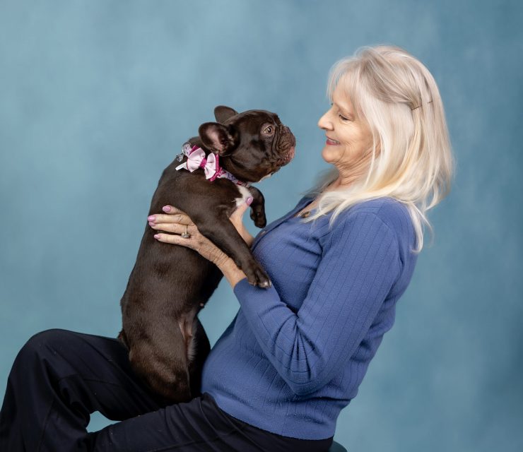 Betty Cragin with Little Kimber Cocoa